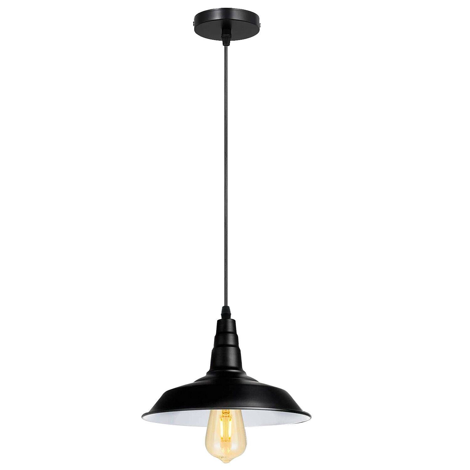 Ceiling Pendant Light Metal Lamp Shade Hanging Indoor Light Fitting~1249-5