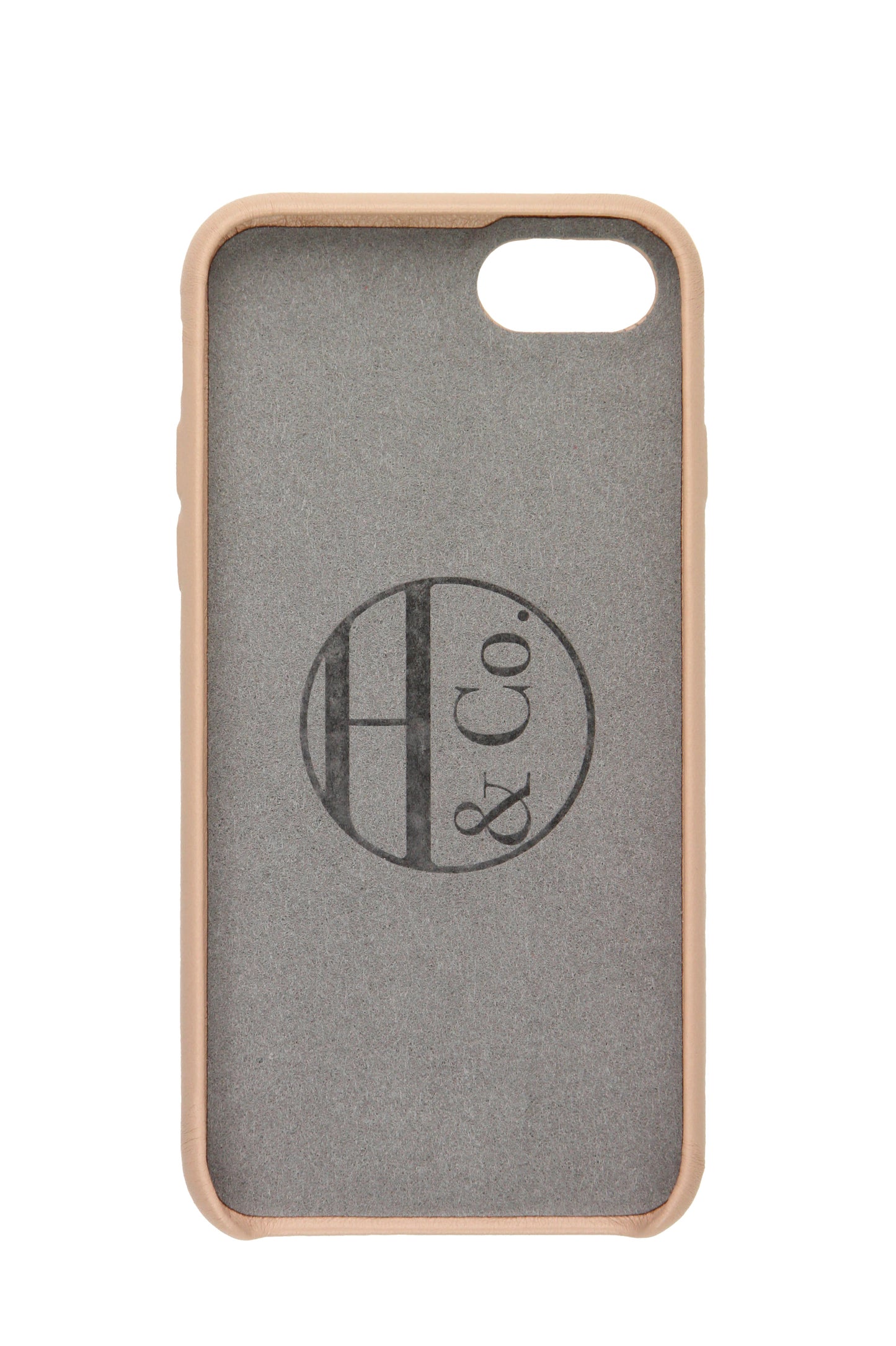 iPhone 7/8 Case, Pink Leather-1