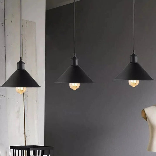 Black Pendant Lamp Industrial style Decorative Ceiling lamp~1542-1