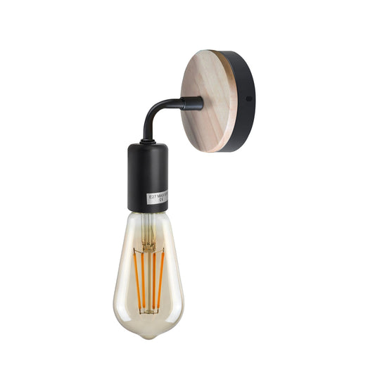 Wood bedside Wall lamp ~ 5120-0